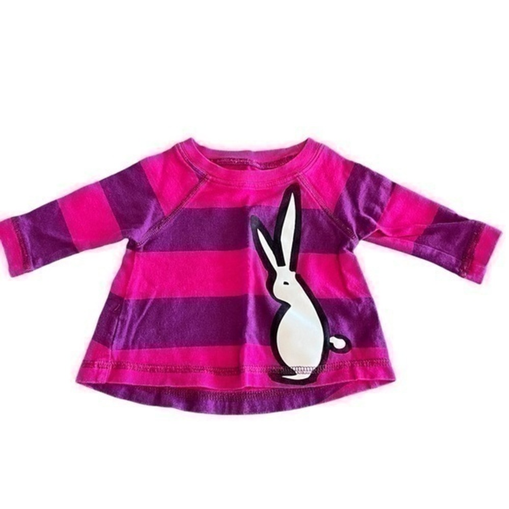 Tea striped long sleeve shirt 0-3 months baby